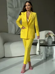 Garnitur Dilana Vip #2056 kostyum zheltyj