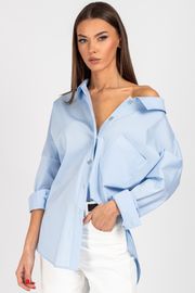 Blouse VIZAVI #727 goluboj