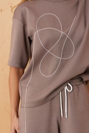 Джемпер Panda арт. 123940 мокко