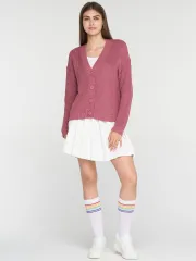 Sweter Newvay #7242-14128 t.pudra