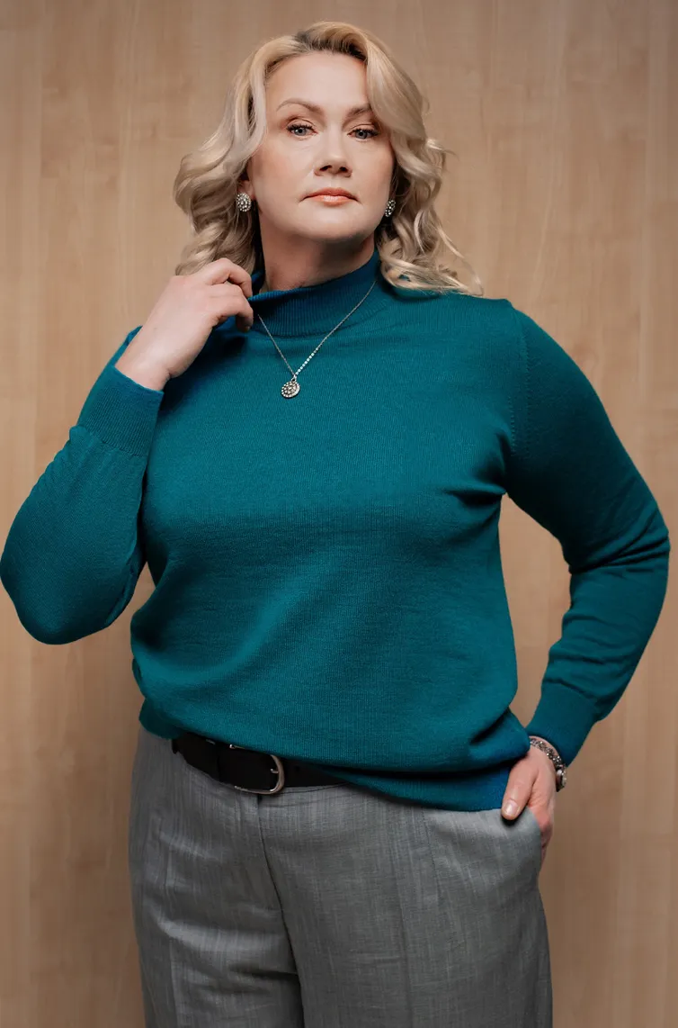 Jumper Polesie #S3731-23 3S8783-D43 t. malaxit 170