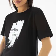 Koszulka CHARUTTI #Sledi za dvizheniem (black)