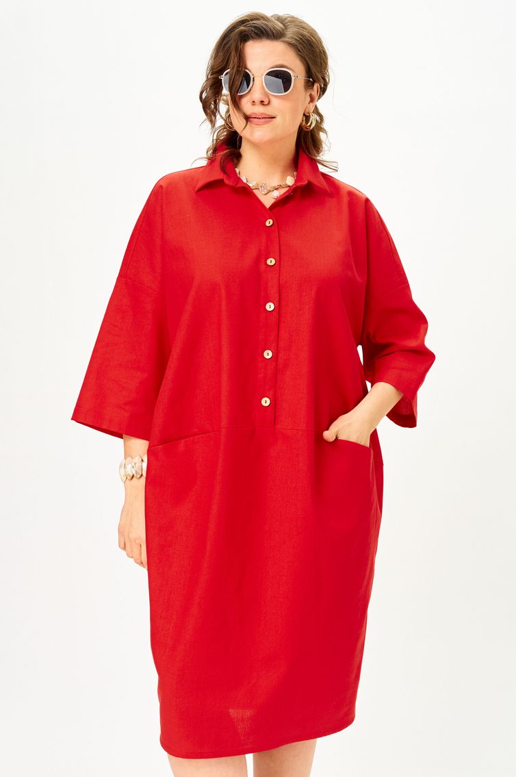 Платье SOVA арт. 11329 красный