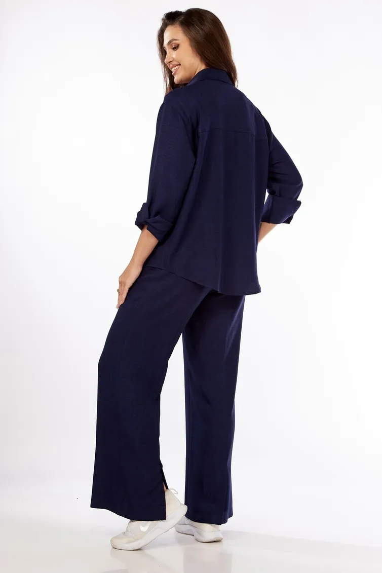 Garnitur Vilena-fashion #878 temno-sinij