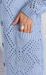 Кардиган BONADI 2214 голубой