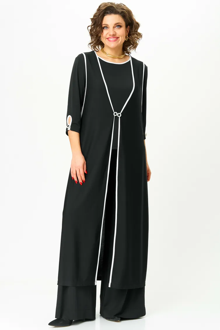 Garnitur Michel Chic #1413 chernyj, belyj
