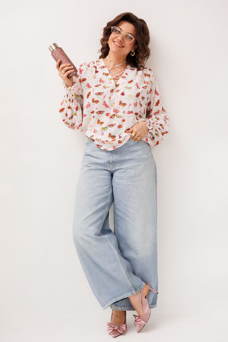 Блуза Anelli Laurel арт. 1848 батерфляй