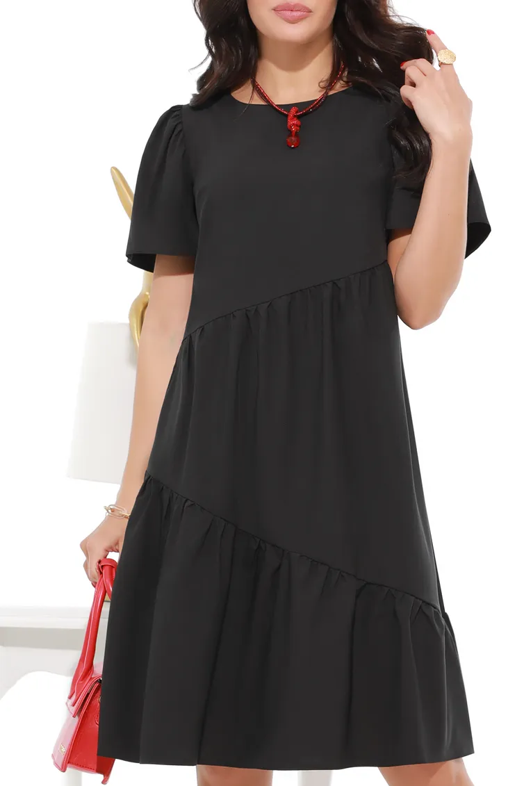 Sukienki DS Trend #P-3737 (Sekrety krasoty, blek nyu)