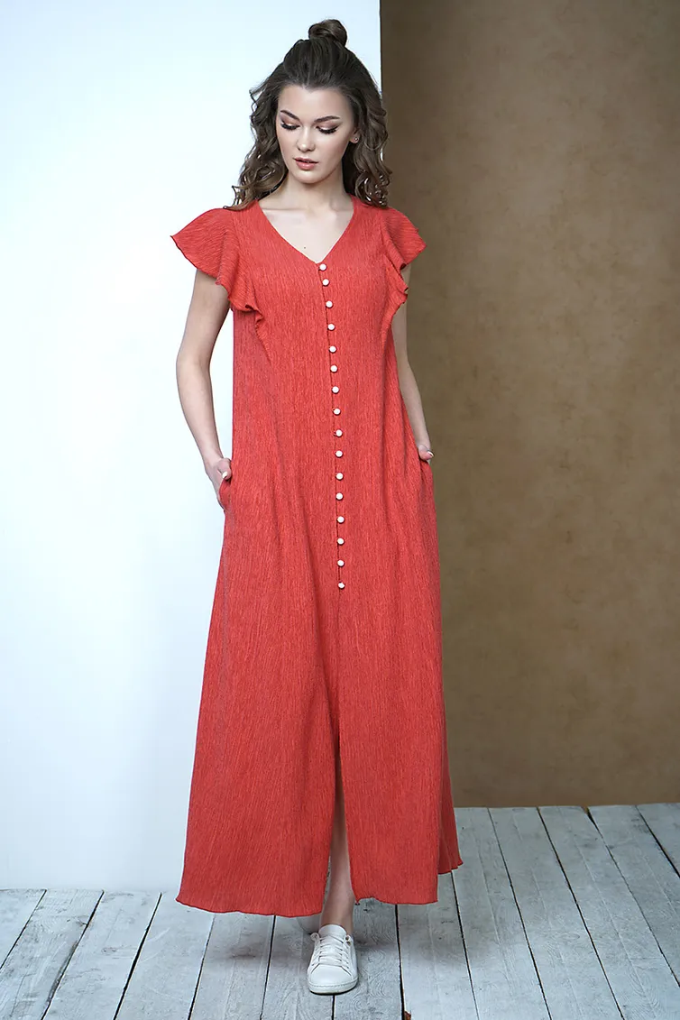 Dress Fantazia Mod #3459 terrakot