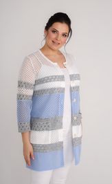 Кардиган BONADI 1949 голубой