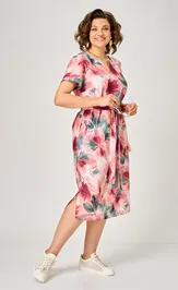 Sukienka БелЭльСтиль 834-235 rozovyj print