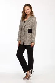 Zestaw Vilena-fashion #736 gusinaya lapka+chernyj