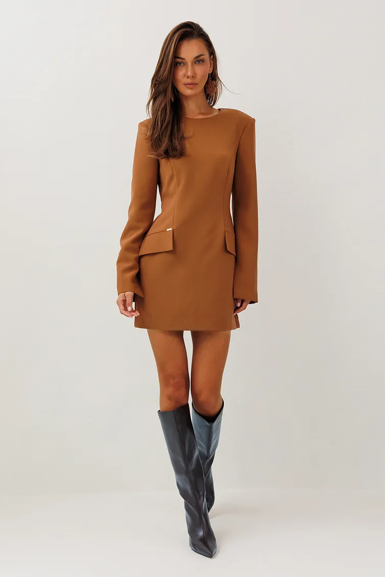 Платье Buter New арт. 3395 коричневый