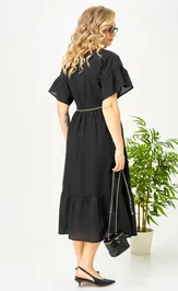 Платье Ava fashion М-189 черный