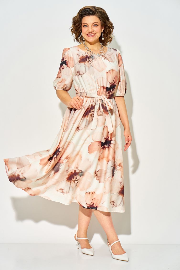 Платье Лилиана арт. 1536 пудра