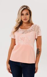 Блуза Anelli Laurel 1653 персиковая дымка