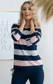 Jumper nika.pl #03062 Hajdan-6 sero-rozovyj