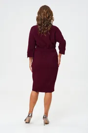 Sukienka VI ORO #VR-1153 marsala