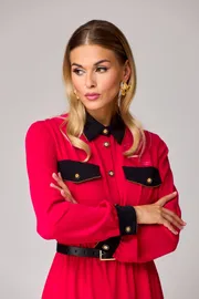 Sukienka GIZART #5338 krasnyj