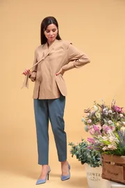 Bluzka SandyNA #130414 bezhevyj