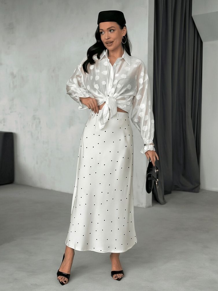 Юбка PRATA wear арт. S040 молочный
