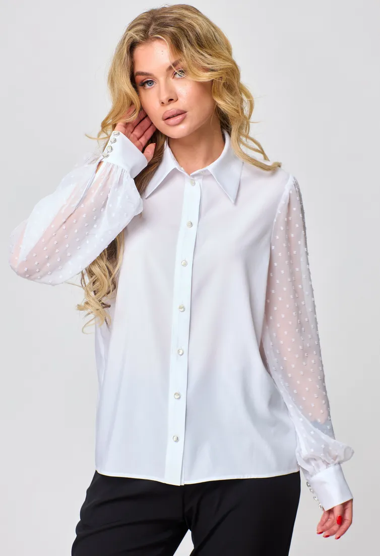 Blouse Abbi #4025 belyj