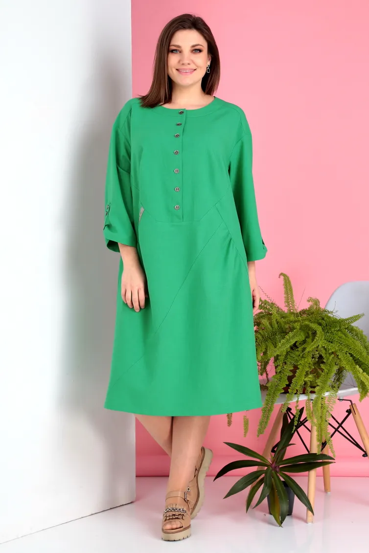 Dress Ivelta plus #1790 zel