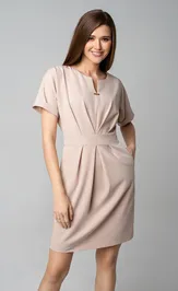 Платье MARIKA 480 Бежевый