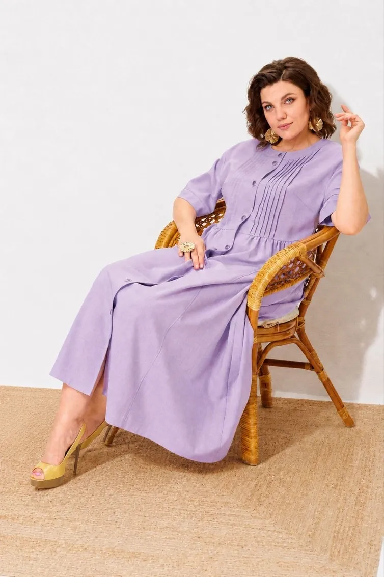 Sukienka Anastasia MAK #1095-1 sirenevyj