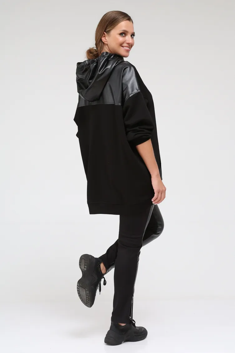 Bluza Z Kapturem BLISS #2075/1 CHARLIE chernyj