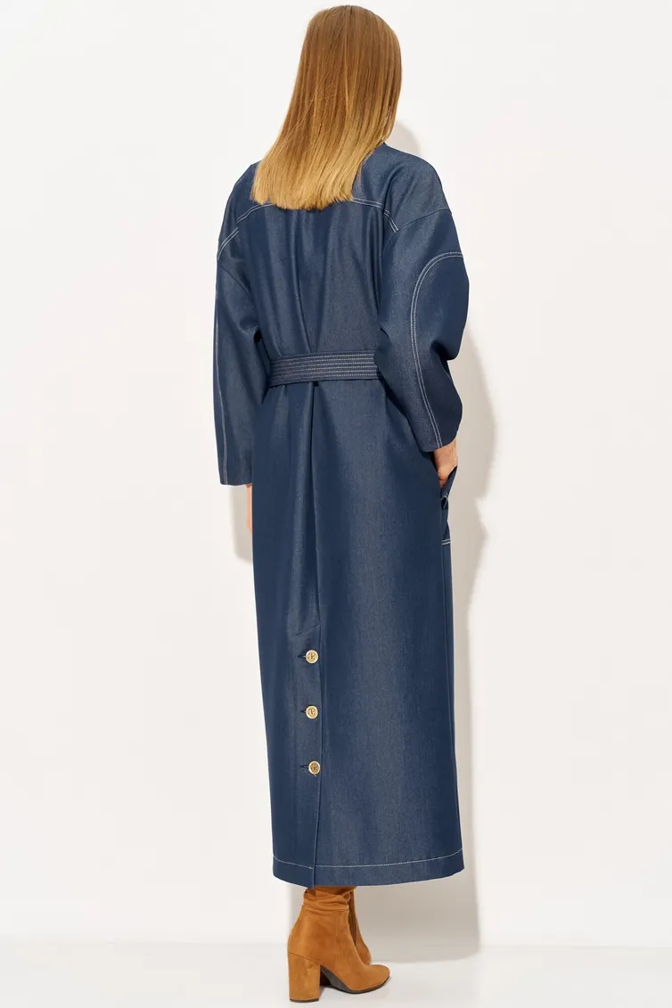 Dress LAIKONY #L-594 temno-sinij