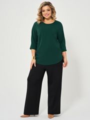 Блуза DORA plus арт. 0220-2 темно-зеленый