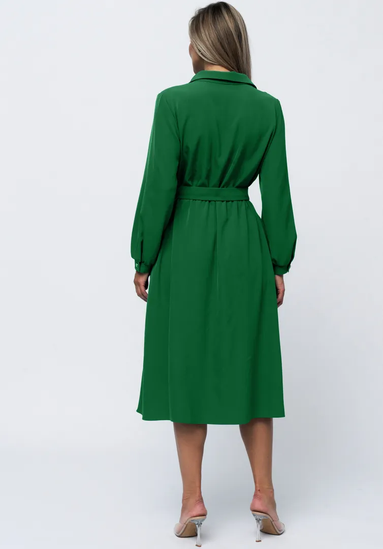 Sukienka Verita moda #N-2317 zelen