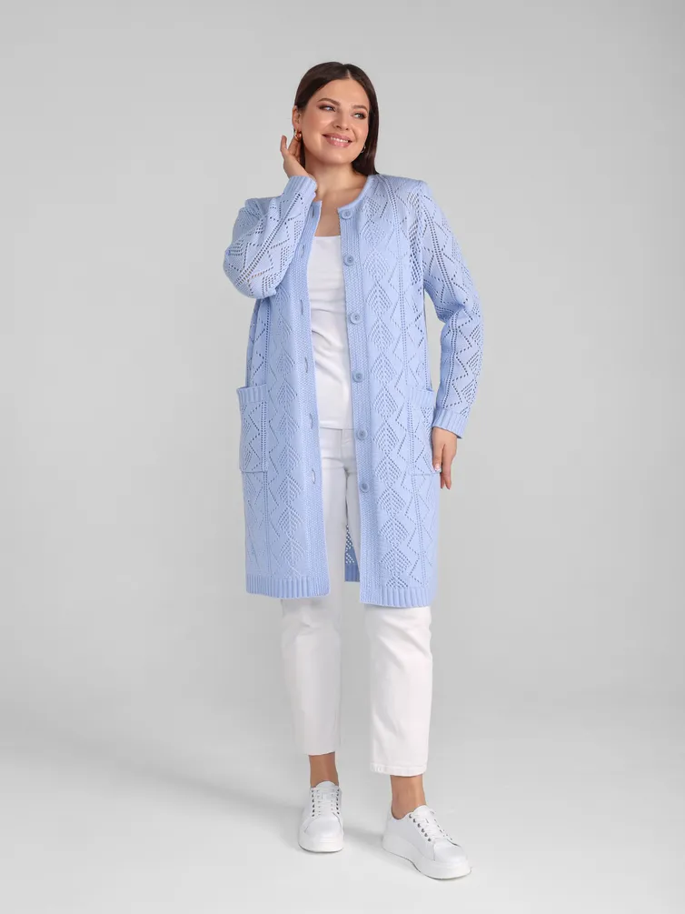 Sweter BONADI #2065 goluboj