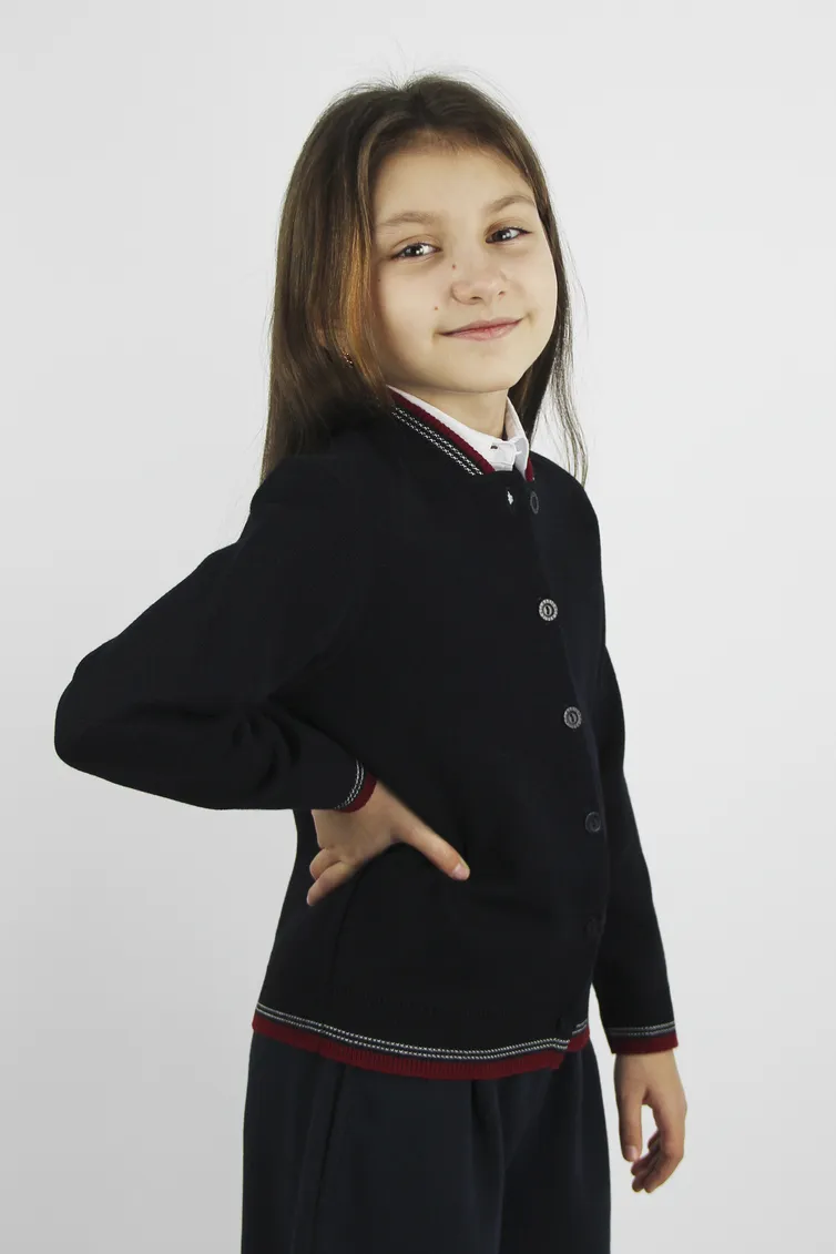 Джемперы POLESIE KIDS арт. С2440-19 0С2046-Д43 синий школьный