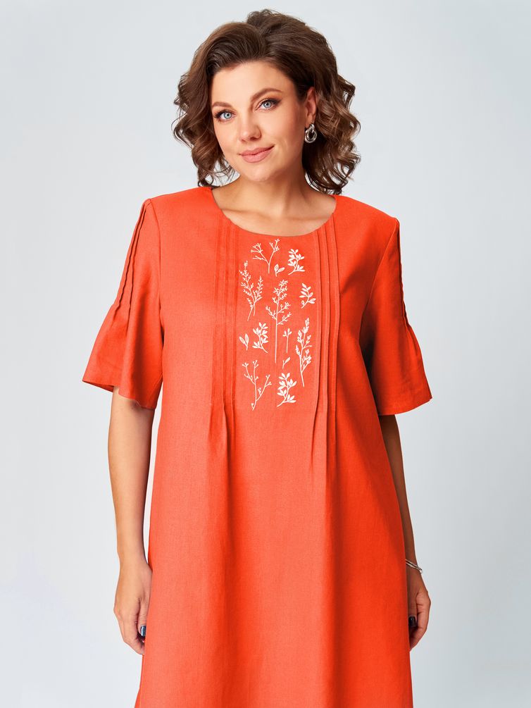 Dress Michelle Style #1280 oranzhevyj