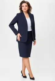 Комплект БелЭльСтиль арт. 205-280/603-248 темно-синий