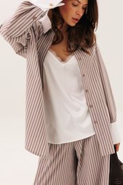 Trousers DILIA #4008 korichnevyj