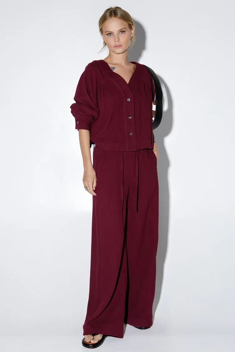 Garnitur Pirs #5158 marsala