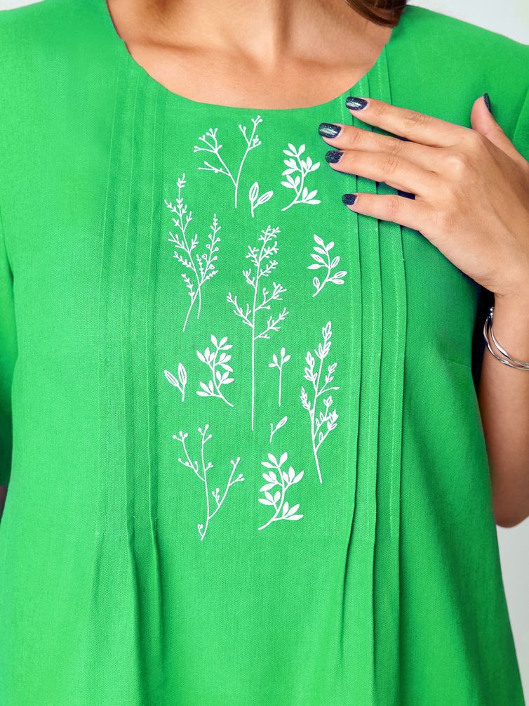 Dress Michelle Style #1280 salatovyj
