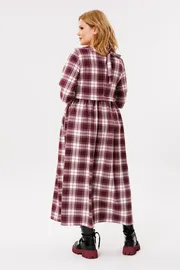 Платье Michel Chic арт. 2132/1 бордо, клетка