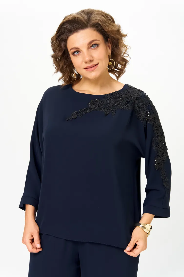 Bluzka Rumoda #2277 dl.r sinij