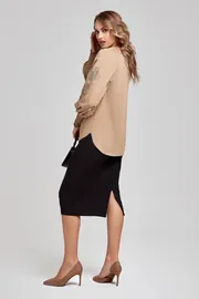 Bluzka SandyNA #130413 bezhevyj