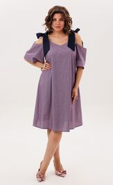 Платье Anelli Laurel 1820 синий бант