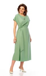 Платье Ольга Стиль С1019 полынь