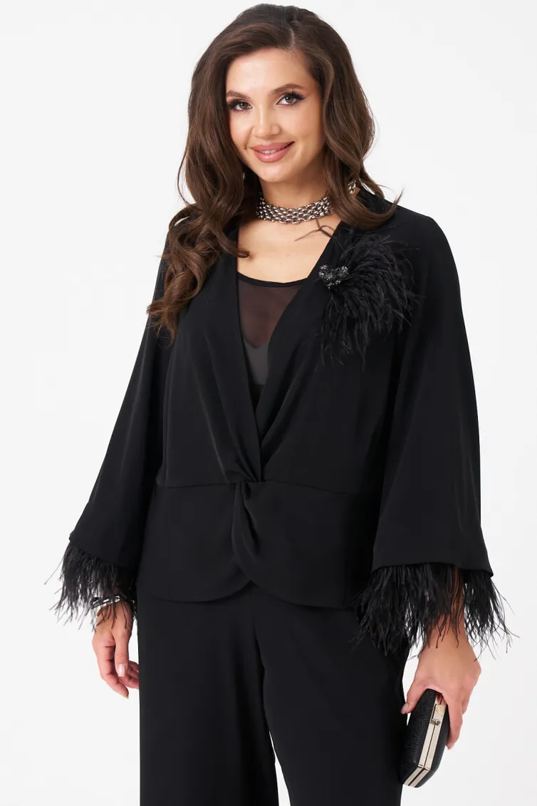 Blouse Panda #111840 chernyj