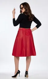 Skirt Klever 0225 krasnyj