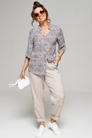 Zestaw Beautiful & Free #6079 leopard+seryj