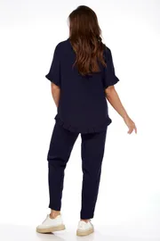 Garnitur Vilena-fashion #893 temno-sinij