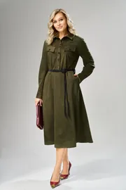 Sukienka Ava fashion #M-239 xaki